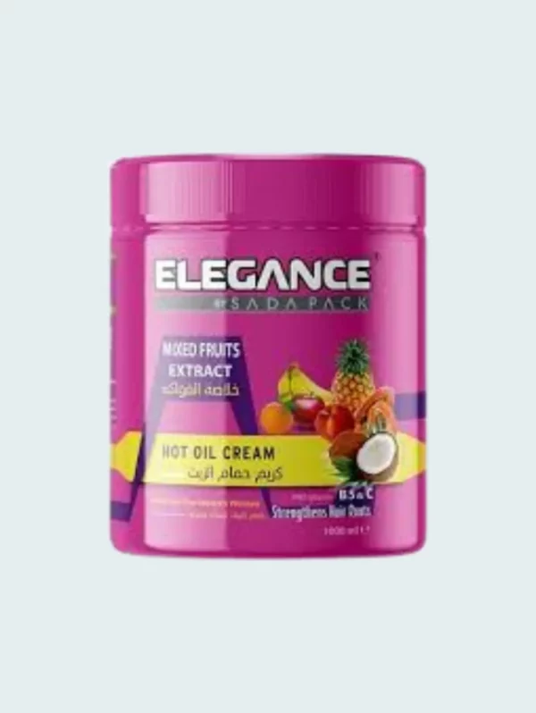Elegance Hot Oil Keratin Cream — Mélange de fruits